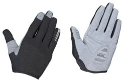 GripGrab Shark Women Long Goves Schwarz