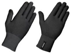 Paar Handschuhe Gripgrab Merino Liner Schwarz