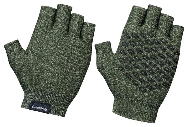 GripGrab Freedom Gestrickter Kurzfingerhandschuh Olive 3 GripGrab Freedom Gestrickter Kurzfingerhandschuh Olive