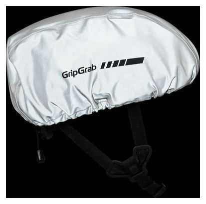 GripGrab Reflektierender Helmüberzug Grau 6 GripGrab Reflektierender Helmüberzug Grau – Bild 4