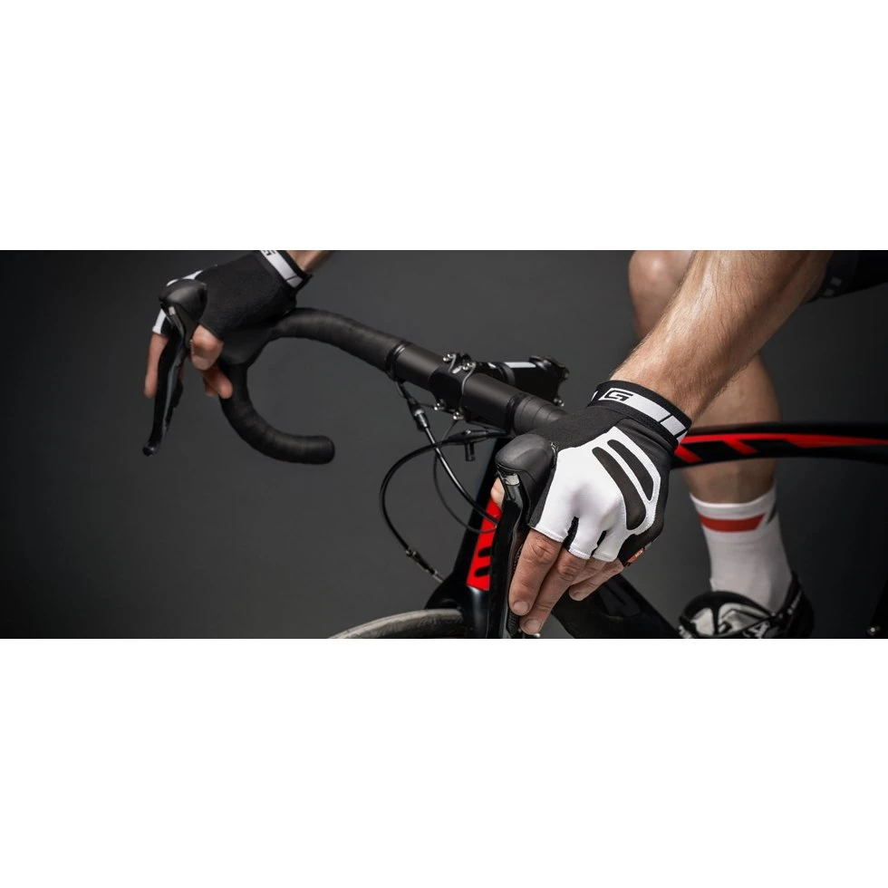 GripGrab WorldCup Gepolsterter Kurzfinger Handschuhe - Red/White 6 GripGrab WorldCup Gepolsterter Kurzfinger Handschuhe - Red/White – Bild 4