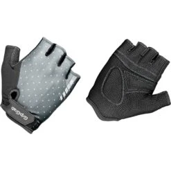 GripGrab Rouleur Gepolsterter Damen Kurzfinger Handschuhe - Grey
