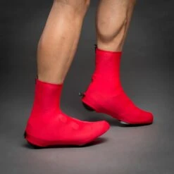 GripGrab RaceAero II Lightweight Lycra Überschuh - Red -Gripgrab 327654 02 d 685439