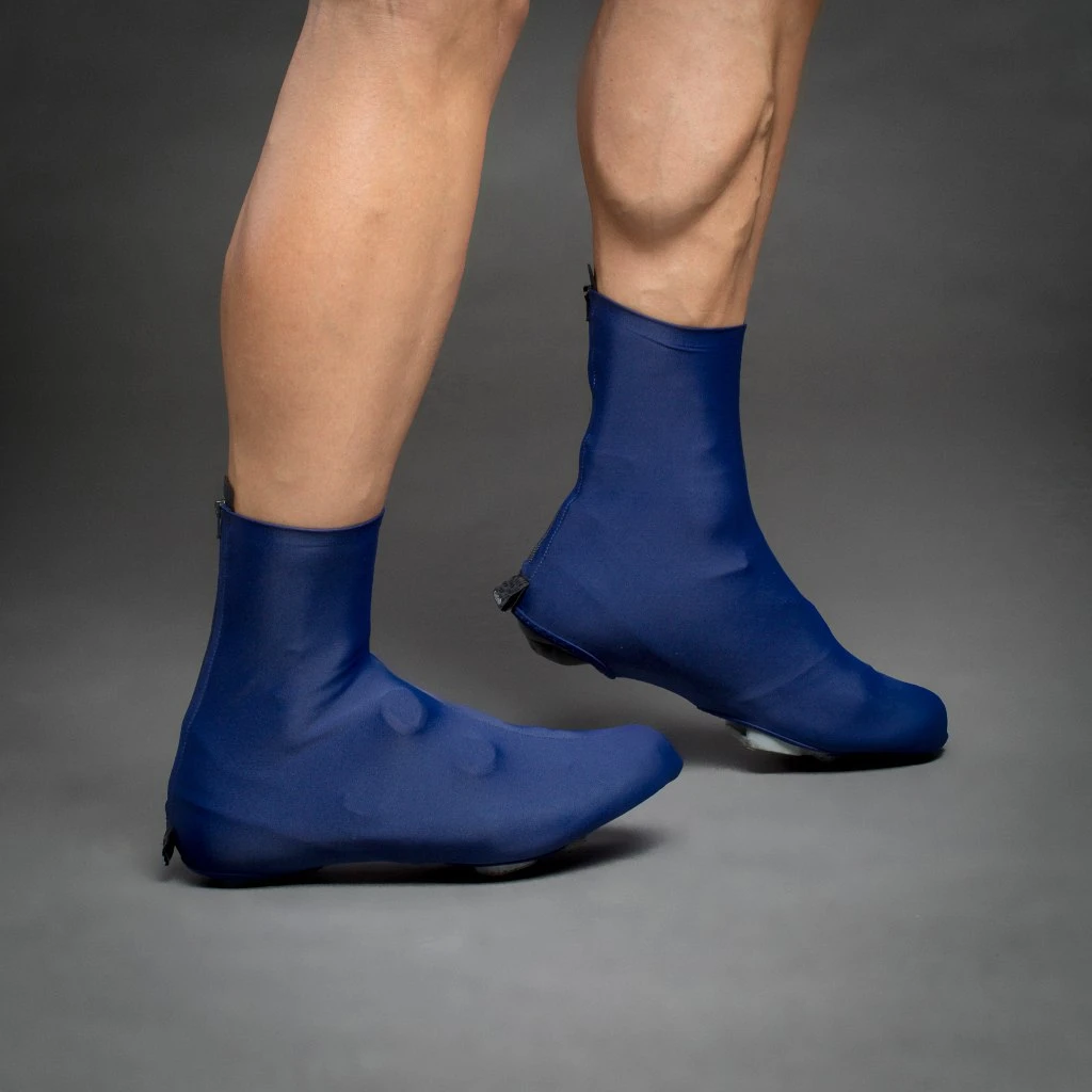 GripGrab RaceAero II Lightweight Lycra Überschuh - Navy Blue 5 GripGrab RaceAero II Lightweight Lycra Überschuh - Navy Blue – Bild 3