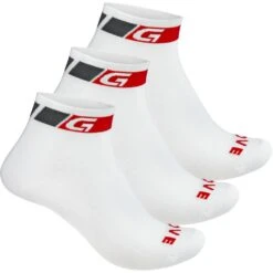 GripGrab Classic Low Cut Socken 3PACK - White