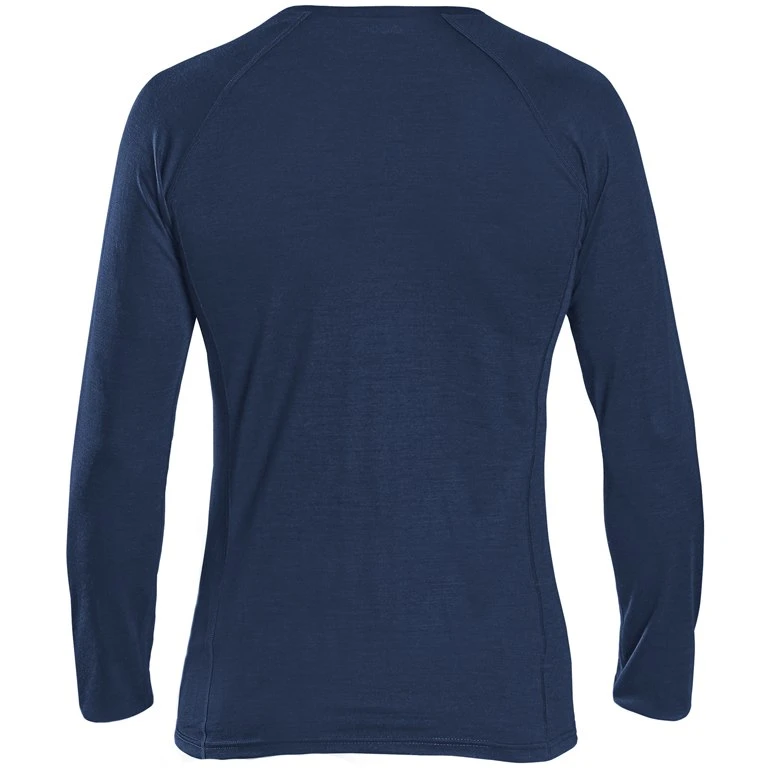 GripGrab Merino Polyfiber Langärmeliges Unterhemd - Navy Blue 4 GripGrab Merino Polyfiber Langärmeliges Unterhemd - Navy Blue – Bild 2