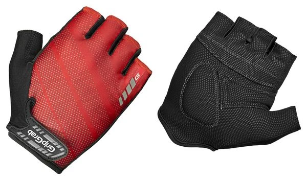 GripGrab Rouleur Short Handschuhe Rot Schwarz 3 GripGrab Rouleur Short Handschuhe Rot Schwarz
