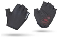 GripGrab Solara Padded Tan Through Short Finger Glove Black