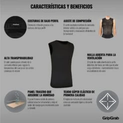 GripGrab 3-Season Unterhemd Ärmellos - Black 24 GripGrab 3-Season Unterhemd Ärmellos - Black -Gripgrab gripgrab 3 season sleeveless base layer black 4 1202453