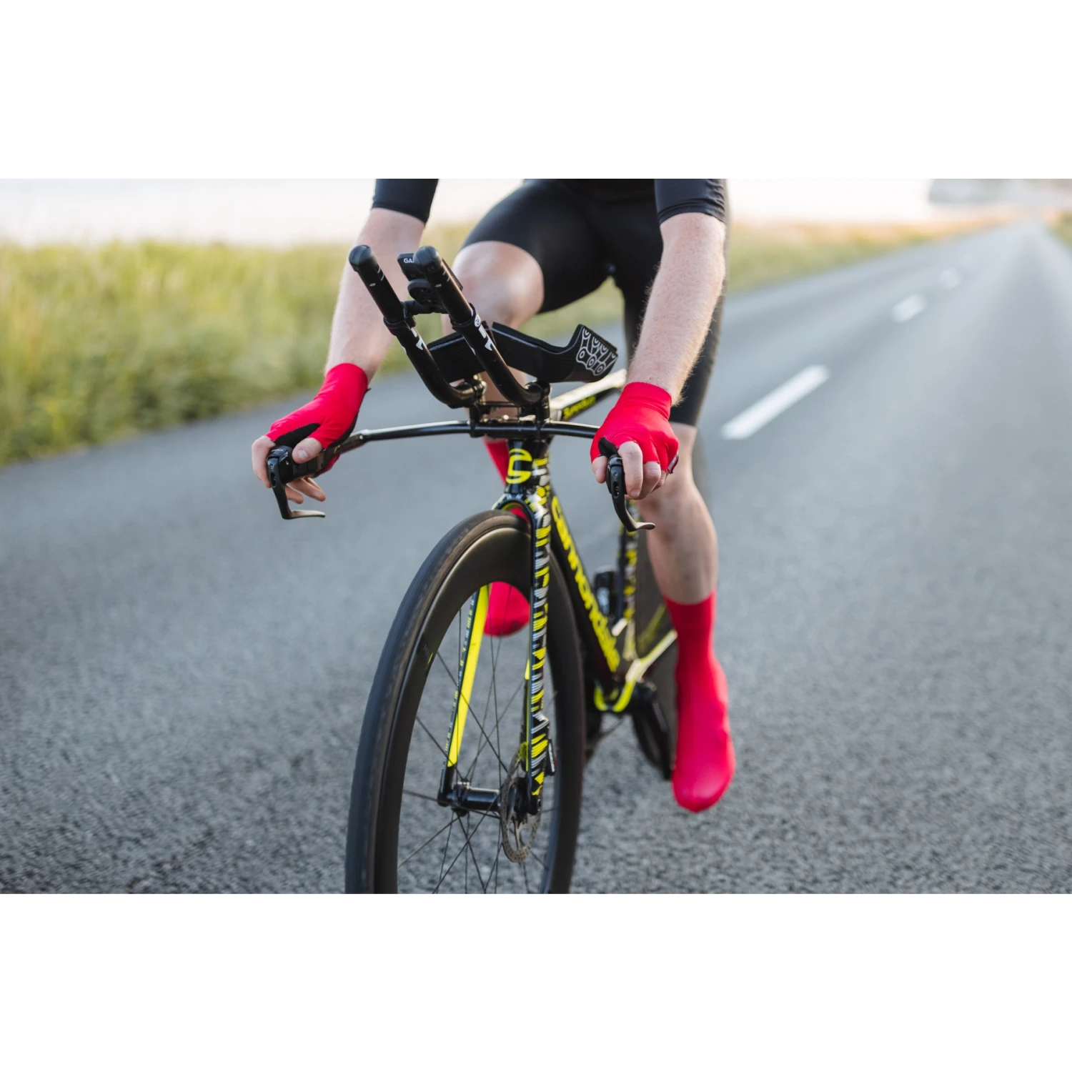 GripGrab Aero TT Kurzfinger Handschuhe - Red 12 GripGrab Aero TT Kurzfinger Handschuhe - Red – Bild 10