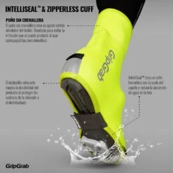 GripGrab Arctic Wasserdichter Deep Winter Hi-Vis Überschuhe - Yellow Hi-Vis -Gripgrab gripgrab arctic waterproof deep winter hi vis shoe cover yellow hi vis 9 1094079