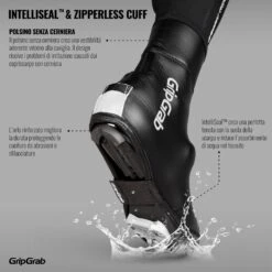 GripGrab Arctic Wasserdichter Deep Winter Überschuhe - Schwarz -Gripgrab gripgrab arctic waterproof deep winter shoe cover black 8 1094064