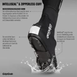 GripGrab Arctic X Wasserdichter Deep Winter MTB Überschuh - Black -Gripgrab gripgrab arctic x waterproof deep winter mtb cx shoe cover black 2 1093995