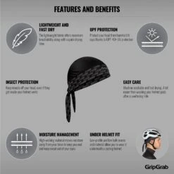 GripGrab Bandana - Black -Gripgrab gripgrab bandana black 11 1189009