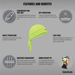 GripGrab Bandana - Yellow Hi-Vis -Gripgrab gripgrab bandana yellow hi vis 3 1189133