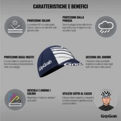 GripGrab Classic Cycling Cap - Radmütze - Navy -Gripgrab gripgrab classic cycling cap navy 8 1189322