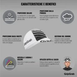 GripGrab Classic Cycling Cap - Radmütze - Weiß -Gripgrab gripgrab classic cycling cap white 7 1189337