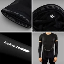 GripGrab Classic Thermal Armlinge - Black -Gripgrab gripgrab classic thermal arm warmers black 2 1078293
