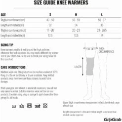 GripGrab Classic Thermal Knielinge - Black -Gripgrab gripgrab classic thermal knee warmers black 18 1094603