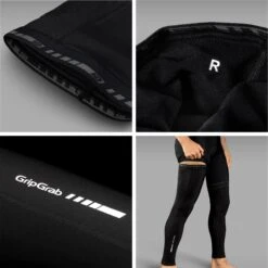 GripGrab Classic Thermal Beinlinge - Black -Gripgrab gripgrab classic thermal leg warmers black 2 1078304