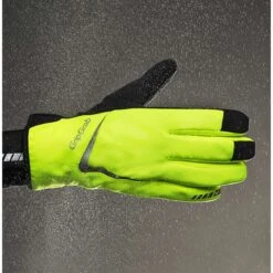 GripGrab Cloudburst Hi-Vis Wasserdichter Übergangshandschuh - Yellow Hi-Vis -Gripgrab gripgrab cloudburst hi vis waterproof midseason glove yellow hi vis 4 1078338