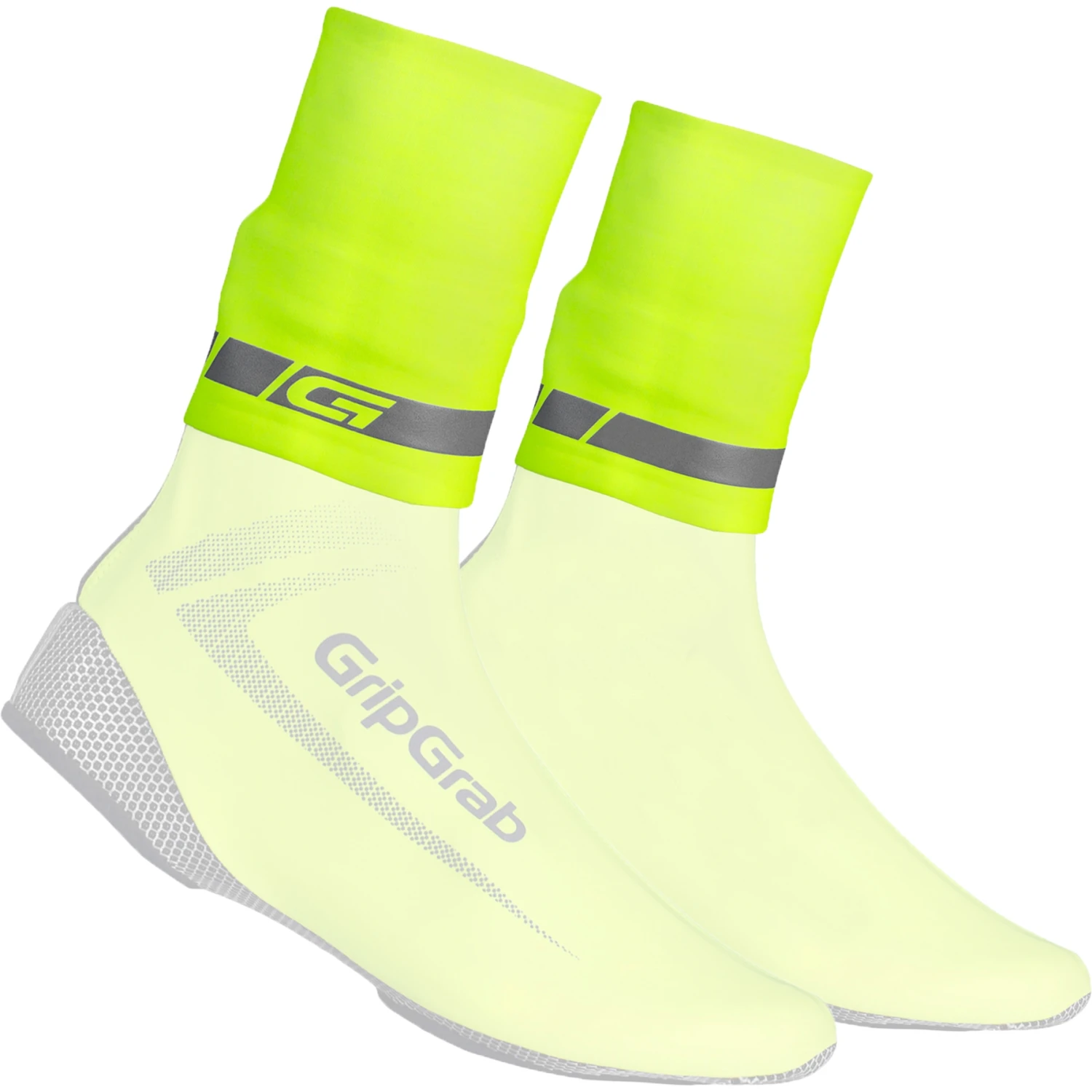 GripGrab CyclinGaiter Hi-Vis Regen Überschuhabdichtung - Yellow Hi-Vis 4 GripGrab CyclinGaiter Hi-Vis Regen Überschuhabdichtung - Yellow Hi-Vis – Bild 2