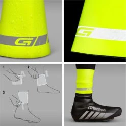 GripGrab CyclinGaiter Hi-Vis Regen Überschuhabdichtung - Yellow Hi-Vis 24 GripGrab CyclinGaiter Hi-Vis Regen Überschuhabdichtung - Yellow Hi-Vis -Gripgrab gripgrab cyclingaiter hi vis rainy weather ankle cuff yellow hi vis 2 1078364