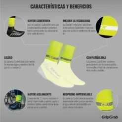 GripGrab CyclinGaiter Hi-Vis Regen Überschuhabdichtung - Yellow Hi-Vis 27 GripGrab CyclinGaiter Hi-Vis Regen Überschuhabdichtung - Yellow Hi-Vis -Gripgrab gripgrab cyclingaiter hi vis rainy weather ankle cuff yellow hi vis 3 1093958