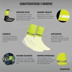 GripGrab CyclinGaiter Hi-Vis Regen Überschuhabdichtung - Yellow Hi-Vis 28 GripGrab CyclinGaiter Hi-Vis Regen Überschuhabdichtung - Yellow Hi-Vis -Gripgrab gripgrab cyclingaiter hi vis rainy weather ankle cuff yellow hi vis 4 1093959