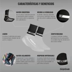 GripGrab Arctic X Wasserdichter Deep Winter MTB Überschuh - Black -Gripgrab gripgrab cyclingaiter rainy weather ankle cuff black 3 1093924 1