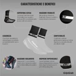 GripGrab Arctic X Wasserdichter Deep Winter MTB Überschuh - Black -Gripgrab gripgrab cyclingaiter rainy weather ankle cuff black 4 1093925 1