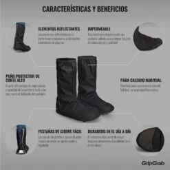GripGrab DryFoot 2 Regenschutz Überschuhe Alltagsschuhe - Schwarz 22 GripGrab DryFoot 2 Regenschutz Überschuhe Alltagsschuhe - Schwarz -Gripgrab gripgrab dryfoot waterproof everyday shoe covers 2 black 5 1094280