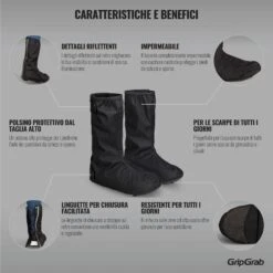 GripGrab DryFoot 2 Regenschutz Überschuhe Alltagsschuhe - Schwarz 23 GripGrab DryFoot 2 Regenschutz Überschuhe Alltagsschuhe - Schwarz -Gripgrab gripgrab dryfoot waterproof everyday shoe covers 2 black 6 1094281