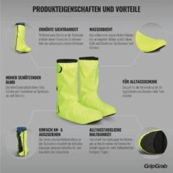 GripGrab DryFoot 2 Regenschutz Überschuhe Alltagsschuhe - Yellow Hi-Vis 23 GripGrab DryFoot 2 Regenschutz Überschuhe Alltagsschuhe - Yellow Hi-Vis -Gripgrab gripgrab dryfoot waterproof everyday shoe covers 2 yellow hi vis 4 1094296