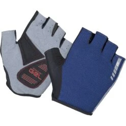 GripGrab EasyRider Gepolsterte Kurzfinger Handschuhe - Navy Blue