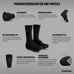 GripGrab Flandrien Wasserdichte Gestrickte Rennrad Überschuhe - Black 27 GripGrab Flandrien Wasserdichte Gestrickte Rennrad Überschuhe - Black -Gripgrab gripgrab flandrien waterproof knitted road shoe covers black 4 1094224