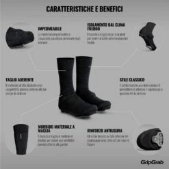 GripGrab Flandrien Wasserdichte Gestrickte Rennrad Überschuhe - Black 29 GripGrab Flandrien Wasserdichte Gestrickte Rennrad Überschuhe - Black -Gripgrab gripgrab flandrien waterproof knitted road shoe covers black 6 1094226