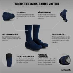 GripGrab Flandrien Wasserdichte Gestrickte Rennrad Überschuhe - Navy Blue 27 GripGrab Flandrien Wasserdichte Gestrickte Rennrad Überschuhe - Navy Blue -Gripgrab gripgrab flandrien waterproof knitted road shoe covers navy blue 4 1094266