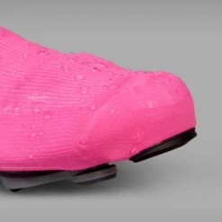 GripGrab Flandrien Wasserdichte Gestrickte Rennrad Überschuhe - Pink -Gripgrab gripgrab flandrien waterproof knitted road shoe covers pink 7 1094255