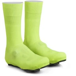 GripGrab Flandrien Wasserdichte Gestrickte Rennrad Überschuhe - Yellow Hi-Vis