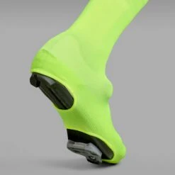 GripGrab Flandrien Wasserdichte Gestrickte Rennrad Überschuhe - Yellow Hi-Vis -Gripgrab gripgrab flandrien waterproof knitted road shoe covers yellow hi vis 10 1094247