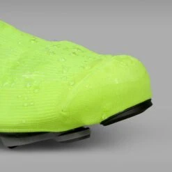 GripGrab Flandrien Wasserdichte Gestrickte Rennrad Überschuhe - Yellow Hi-Vis -Gripgrab gripgrab flandrien waterproof knitted road shoe covers yellow hi vis 7 1094244