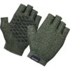GripGrab Freedom Kurzfinger Fahrrad Strickhandschuhe - Olive -Gripgrab gripgrab freedom knitted short finger cycling gloves olive 1 1186469