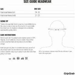 GripGrab Freedom Seamless Warp Knitted Stirnband - Schwarz -Gripgrab gripgrab freedom seamless warp knitted beanie black 5 1186660 1