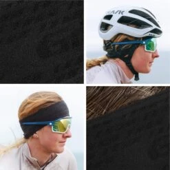 GripGrab Freedom Seamless Warp Knitted Stirnband - Schwarz -Gripgrab gripgrab freedom seamless warp knitted headband black 3 1186970