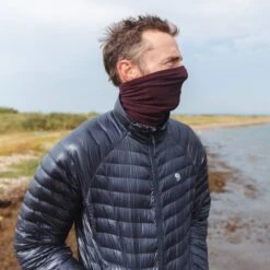 GripGrab Freedom Warp Knitted Seamless Multifunktions Halstuch - Dark Red -Gripgrab gripgrab freedom seamless warp knitted neck warmer dark red 6 1094863