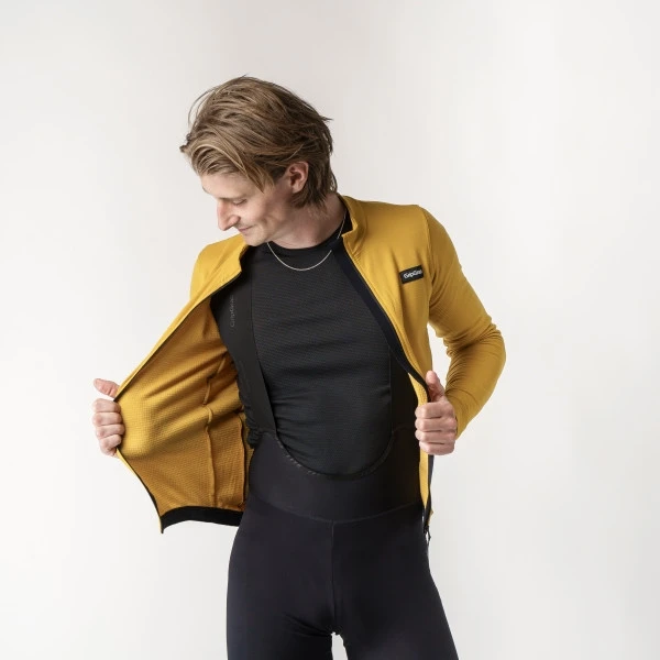 GripGrab Gravelin Merinotech Thermo Langarmtrikot - Mustard Yellow 5 GripGrab Gravelin Merinotech Thermo Langarmtrikot - Mustard Yellow – Bild 3