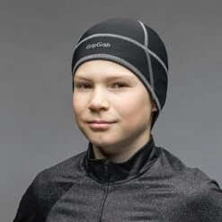 GripGrab Kids Leichte Thermal Unterhelm Mütze - Black -Gripgrab gripgrab kids lightweight thermal skull cap black 3 1053081