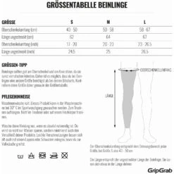 GripGrab Classic Thermal Beinlinge - Black -Gripgrab gripgrab light midseason leg warmers black 18 1094533 1