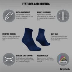 GripGrab Lightweight Airflow Short Socken - Navy Blue 27 GripGrab Lightweight Airflow Short Socken - Navy Blue -Gripgrab gripgrab lightweight airflow short socks navy blue 4 1183796